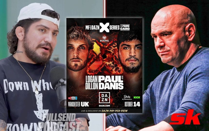 Dillon Danis takes a shot at Dana White for the UFC president’s comment on Logan Paul fight 