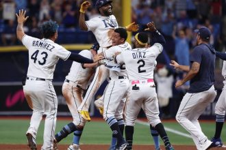 Rays poised to finish sweep of visiting Guardians