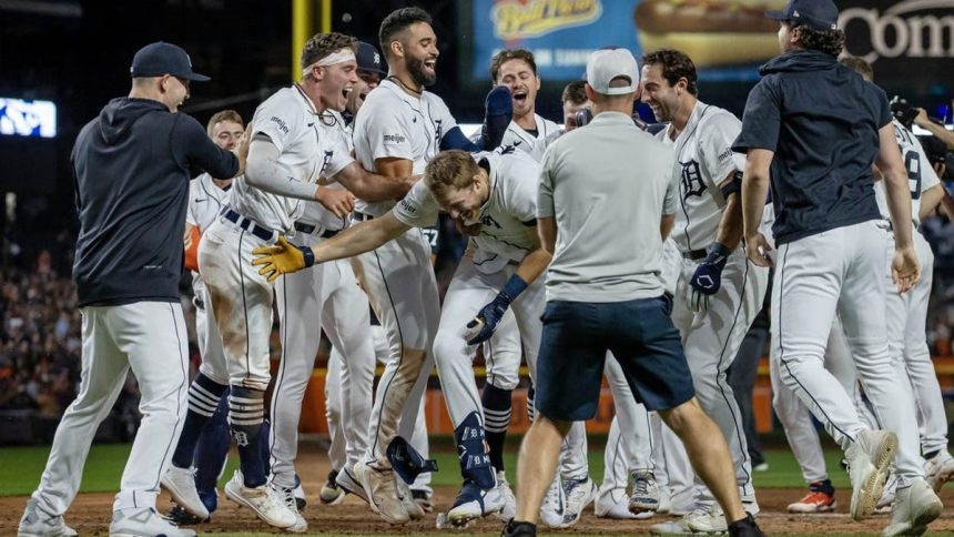 Tigers shock Astros on Parker Meadows’ walk-off HR