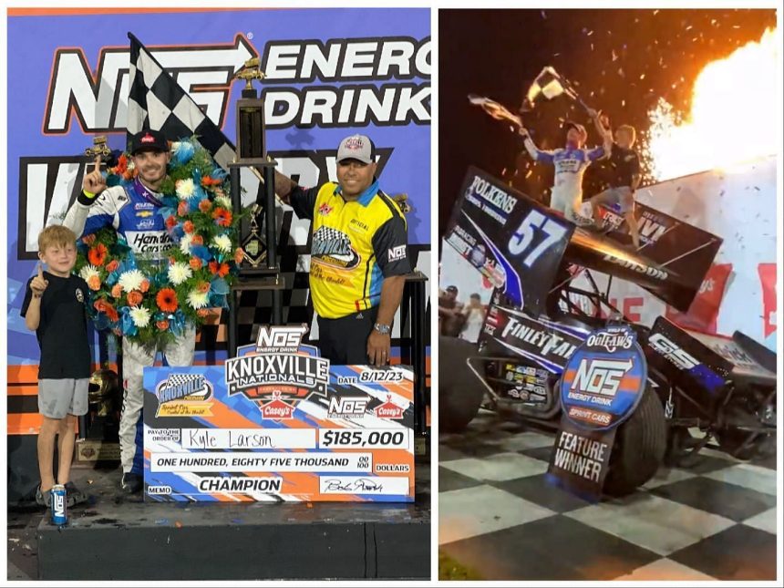 Full results of the race as Kyle Larson emerges victorious at Knoxville Raceway