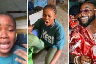 ‘Broke’ Lady Who Davido Gifted N2M Prays Heavily for OBO (VIDEO)