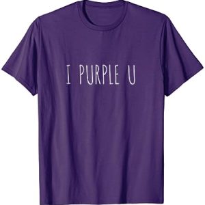 I Purple U Tae V Tee Shirt