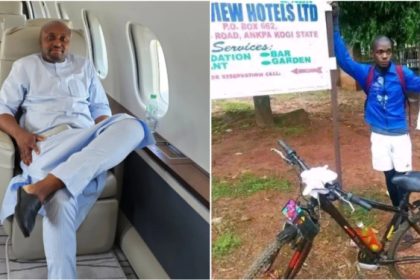 “Let me do 100k for you”- Isreal DMW Tells Fan Cycling from Benue to Lagos to See Davido