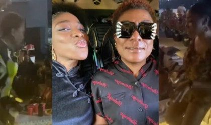 Burna Boy’s Mom and Sister Wow Fans with their Dance Moves at Party (WATCH)