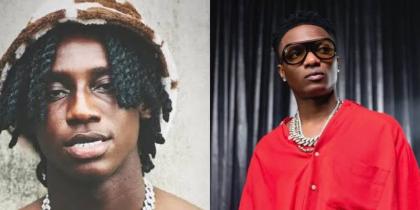 Check out how Wizkid showed his love for Shallipopi’s song, ‘Ex-convict’