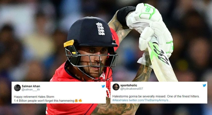 "Halestorms gonna be severely missed" – Fans react as Alex Hales retires from international cricket