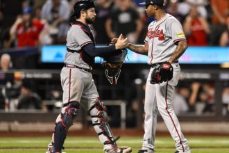 Braves aim for sweep of lopsided series vs. Mets