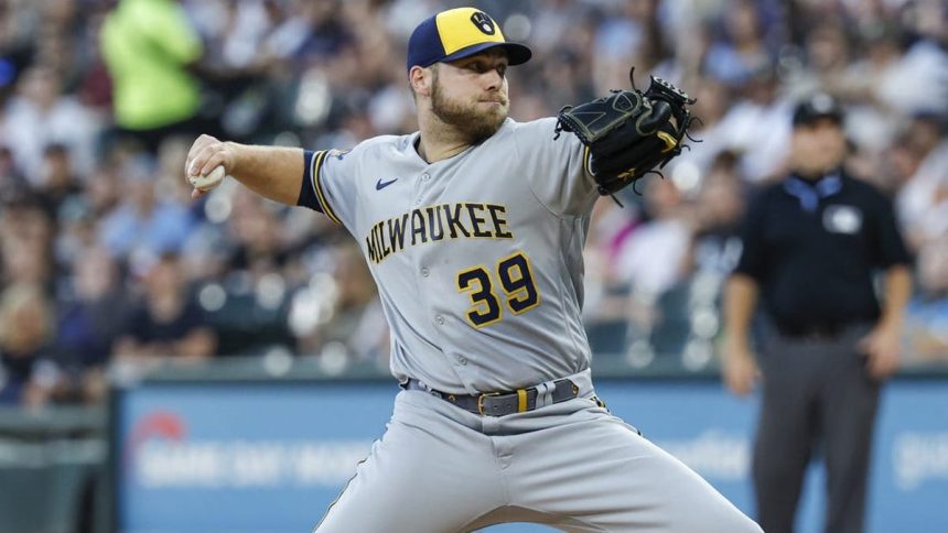 Corbin Burnes, Brewers aim to end Dodgers’ win streak