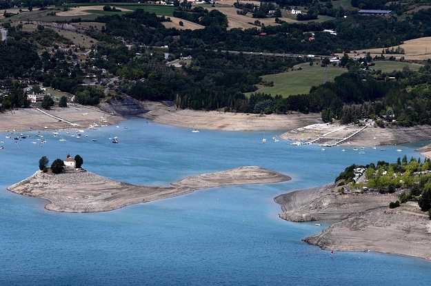 Europe Droughts Reveal Hunger Stones: Photos