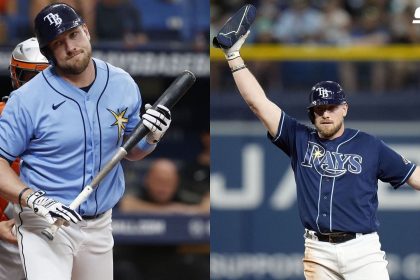 What happened to Luke Raley? Rays slugger exits game vs Yankees early