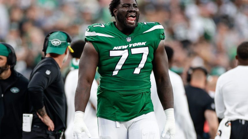 Mekhi Becton and Duane Brown set to anchor Jets’ offensive line