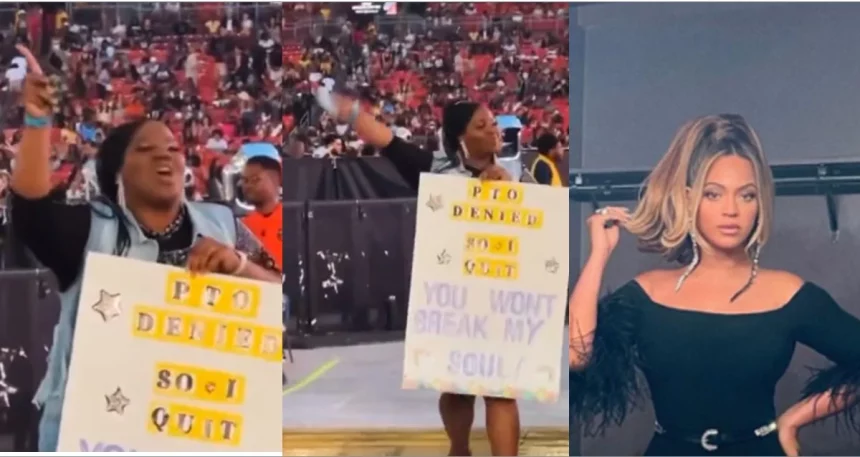 Hardcore Fan Quits Her Job to Attend Beyonce’s Concert {WATCH}