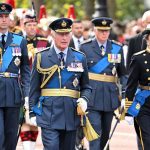 Members Of The Royal Family Gathered For The Queen’s Coffin Procession In London