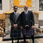 RMD Causes Stir as He Twins in Skirt with Mr Eazi (Video)