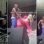 “He’s now a bad boy” – Reactions as Ruger Enjoys Hot Moves from Lady on Stage