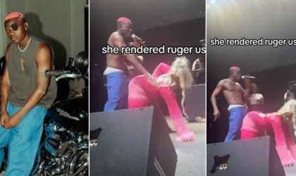 “He’s now a bad boy” – Reactions as Ruger Enjoys Hot Moves from Lady on Stage