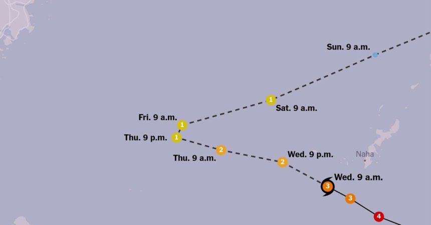 Typhoon Khanun Threatens Japan and China on Heels of Doksuri