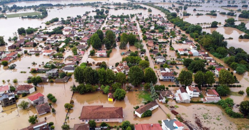 Extreme Weather in Greece Traps Residents and Submerges Villages