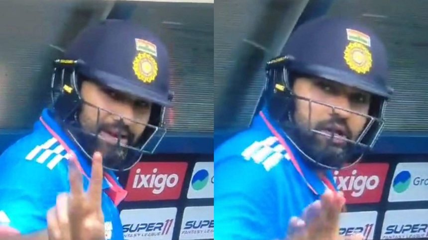 [Watch] Rohit Sharma asks cameraman to stop filming him during Asia Cup 2023 match