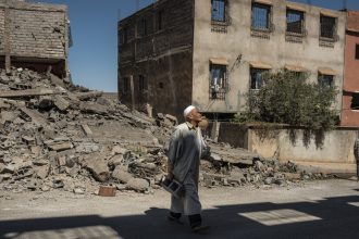 A woman who lost her brothers in the Morocco earthquake took time to process her grief.