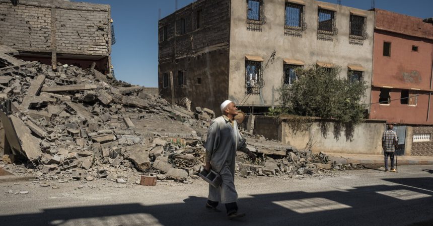 A woman who lost her brothers in the Morocco earthquake took time to process her grief.