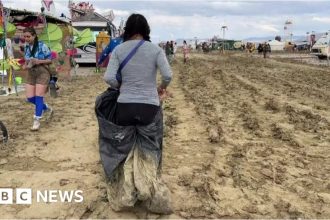 Burning Man: Police investigating death during heavy rain