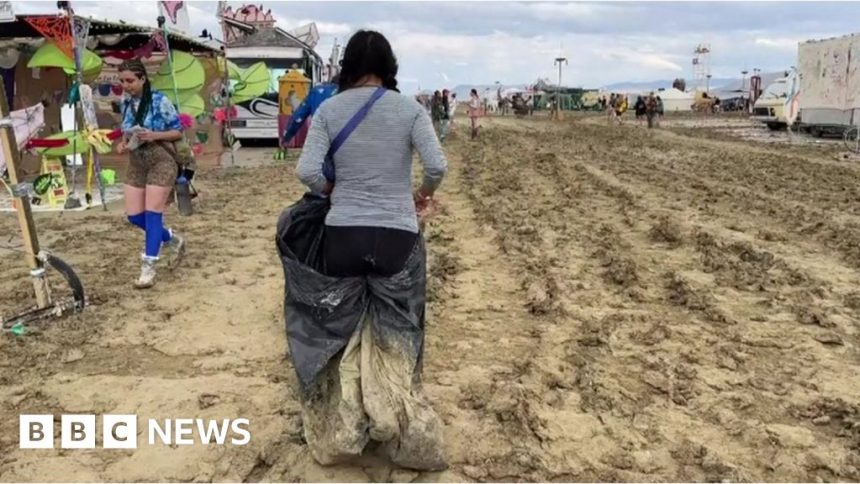 Burning Man: Police investigating death during heavy rain