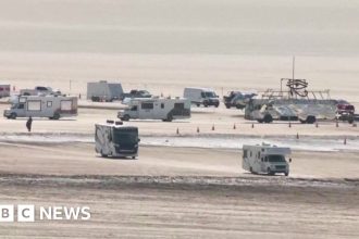 Burning Man exodus begins as boggy conditions improve