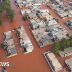 Libya flooding: Drone footage captures submerged neighbourhoods