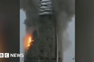 Khartoum: Fire guts landmark skyscraper