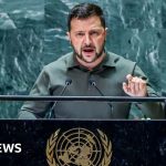 Ukraine war: Russian ‘evil cannot be trusted’, Zelensky tells UN