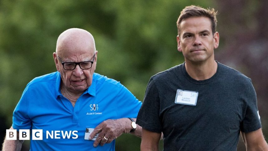 Rupert Murdoch steps down as Fox and News Corp chairman in favour of son Lachlan