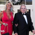 US Senator Bob Menendez and wife charged in bribery inquiry