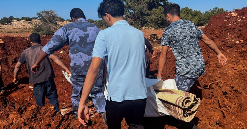 Hundreds of Libya Flood Victims Buried in Mass Graves