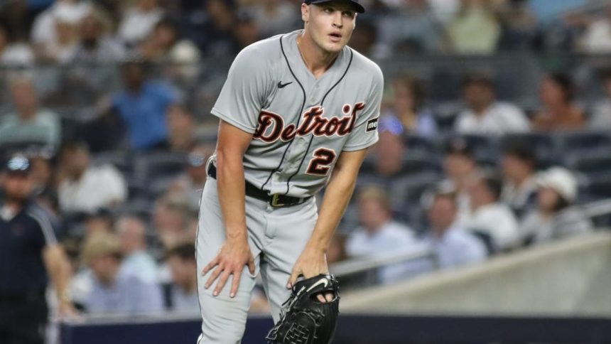 Tigers RHP Matt Manning (foot) exits game vs. Yankees