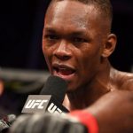 Israel Adesanya reacts to his defeat against Sean Strickland