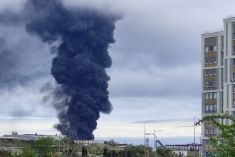 Fire at naval shipyard in Russia-annexed Crimea after Ukraine air attack | Conflict News