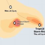 Map: Tracking Tropical Storm Rina