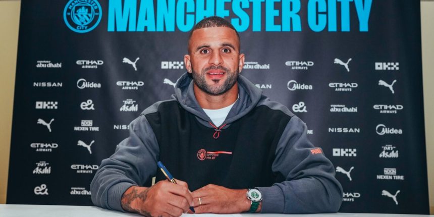 Kyle Walker signs contract extension with Manchester City