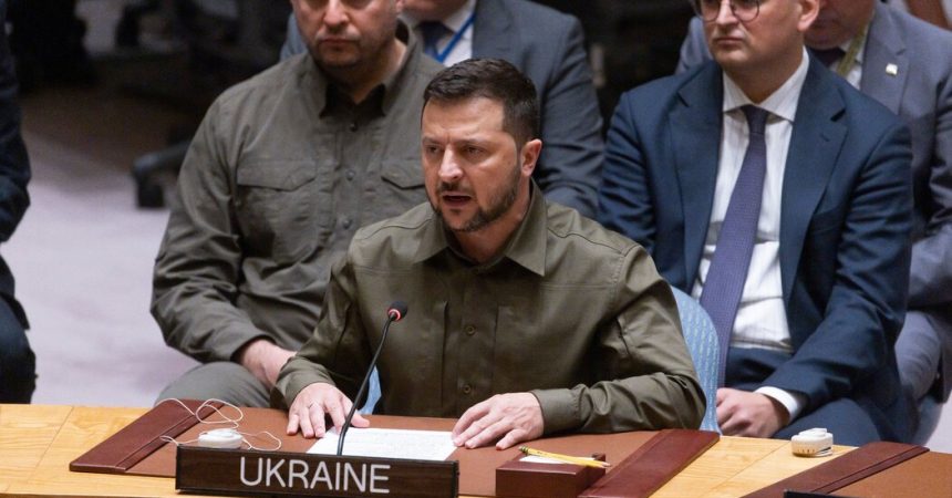 Zelensky Tells U.N. Security Council It’s Useless While Russia Has a Veto