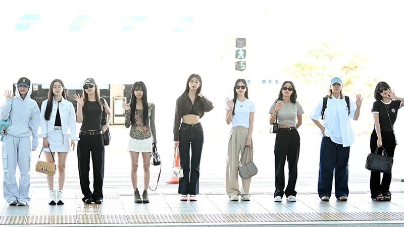 TWICE Shakes Up Incheon Airport With A Wide Array Of Breathtaking Outfits