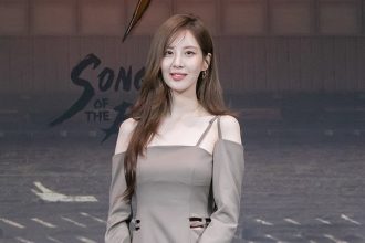 Seohyun Looked Breathtaking In A Muted Brown Bodycon Dress At The ‘Song Of The Bandits’ Press Conference