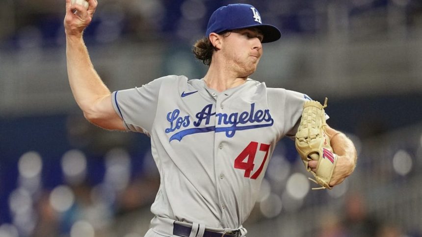 Ryan Pepiot loses perfect game in 7th as Dodgers crush Marlins