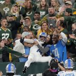 NFL fans lash out at a Packers fan for pouring beer over Amon-Ra St. Brown after Lions WR scores TD