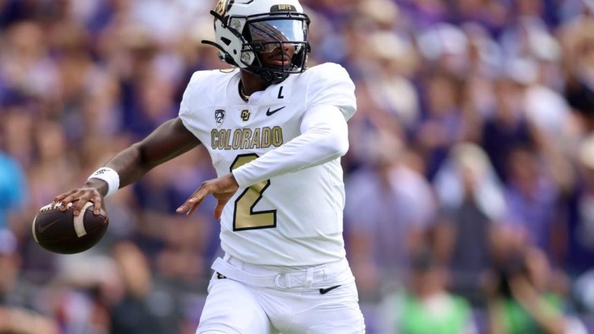 Shedeur Sanders, Colorado shock No. 17 TCU