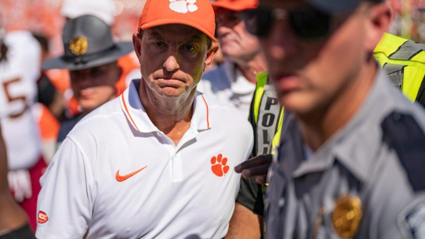 Clemson shows off regression against Florida State