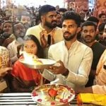 [Pictures] India captain Ruturaj Gaikwad seeks blessings from Lord Ganesha in Pune ahead of Asian Games 2023