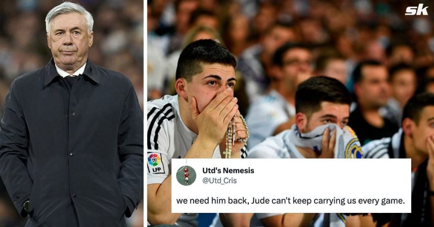 “Losing today” “We’re not watching” – Real Madrid fans distraught as superstar attacker is ruled out of Atletico clash 