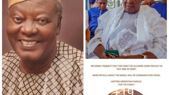 Veteran Nollywood Actor, Yemi Adeyemi “Suara” Is Dead » Naijaloaded