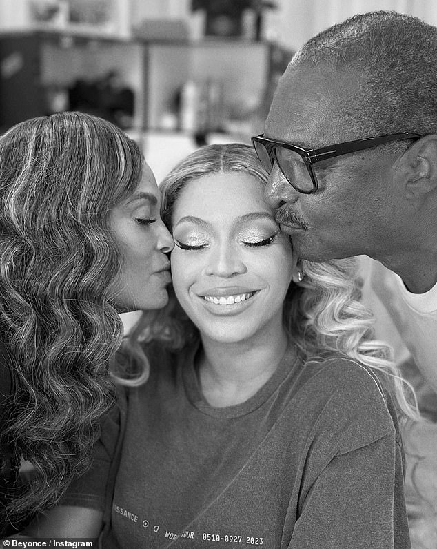 Beyonce Shares Rare Photo with Her Parents as She Marks Her 42nd Birthday in Style